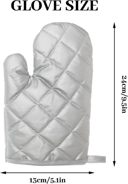 BBQ Oven Mitts with Non-Slip Silicone | Recycled Infill Cooking Gloves