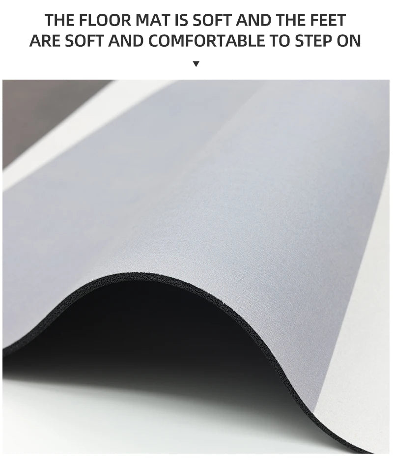 1PCS Kitchen Floor Mat Waterproof, Anti-skid, Anti-dirty Foot Mat Household Door Mat, Door Mat Carpet, Diatomite Door Mat