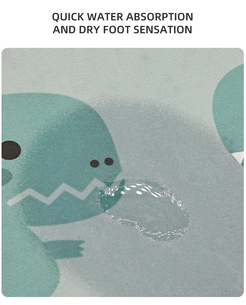 1PCS Kitchen Floor Mat Waterproof, Anti-skid, Anti-dirty Foot Mat Household Door Mat, Door Mat Carpet, Diatomite Door Mat